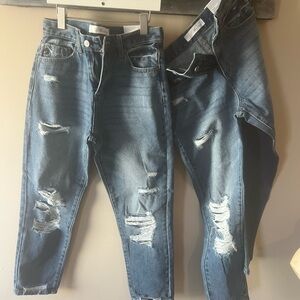 KanCan Medium Blue Mom Denim Jeans